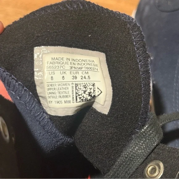 Converse Black High-Top Sneakers - Picture 7 of 7